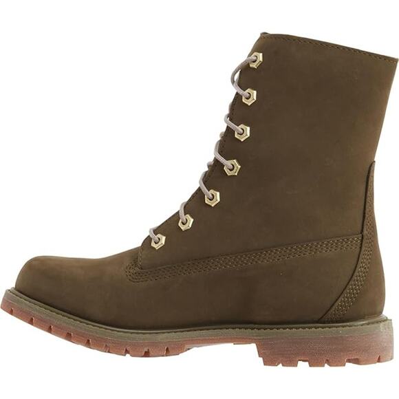 NEW Timberland Teddy Fleece Fold-Down Boots Olive Women’s 8.5 TB0A64GY327 WP - Picture 5 of 9